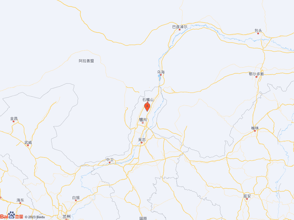 寧夏石嘴山市平羅縣發生2.8級地震