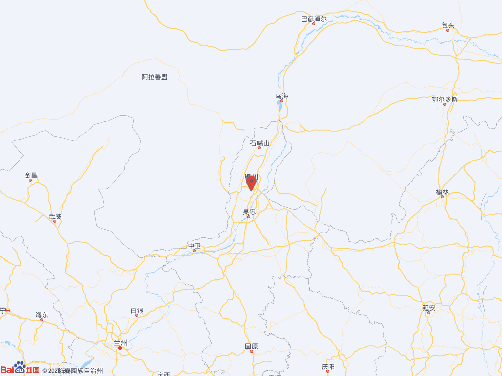 寧夏銀川市金鳳區發生3.6級地震