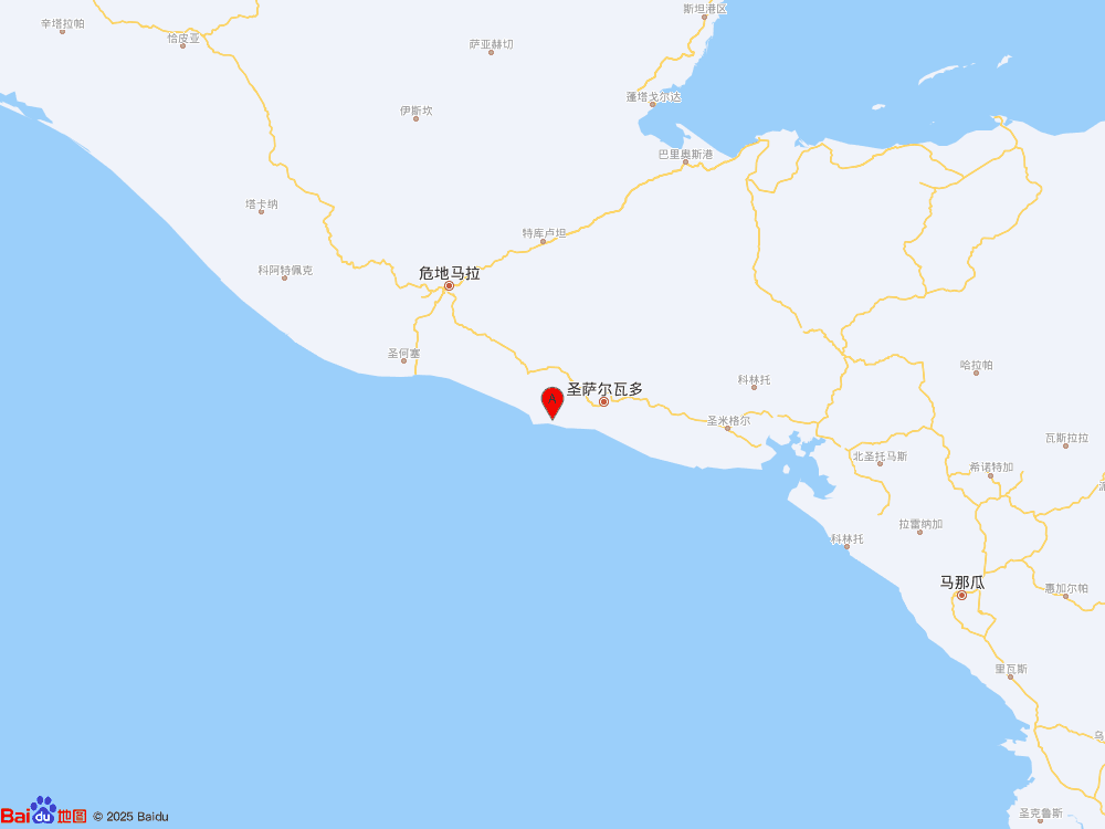 薩爾瓦多發生5.9級地震