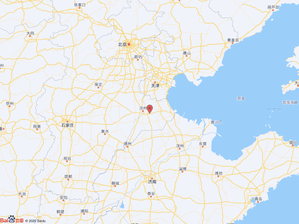 河北滄州市滄縣發生2.8級地震