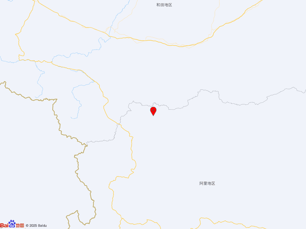 西藏阿里地區(qū)日土縣（北緯35.12度，東經(jīng)81.04度）發(fā)生3.7級地震