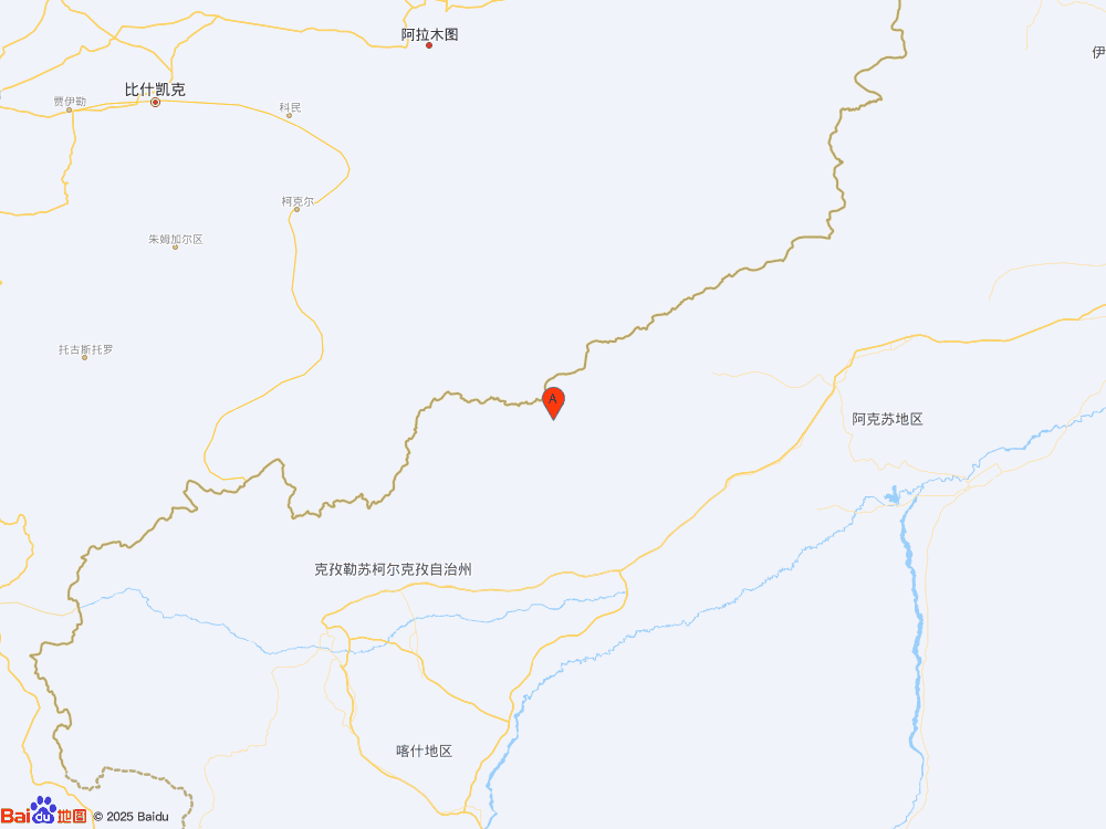 新疆克孜勒蘇州阿合奇縣發(fā)生3.6級(jí)地震