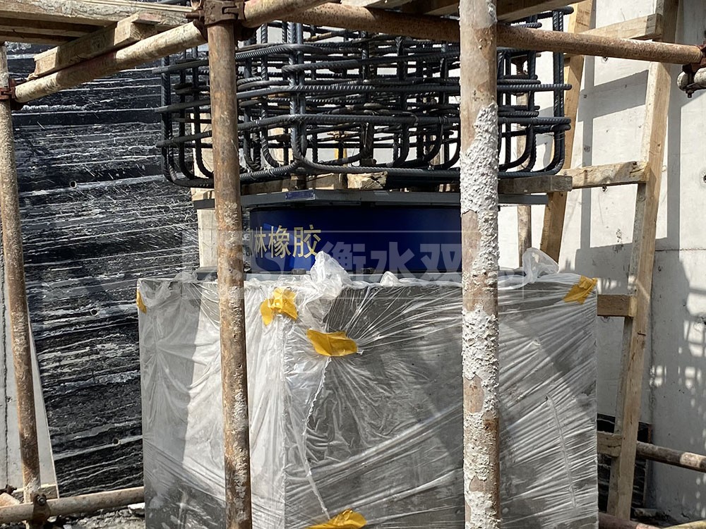 建筑高阻尼支座HDR源頭工廠 LNR600橡膠隔震支座生產廠家 LRB隔震支座600(II型)